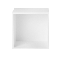 Etagère Stacked M avec fond - Blanc