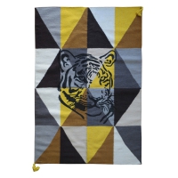 Tapis Circus Tigre Arlequin - Brun