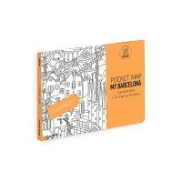 My Barcelone - Pocket map à colorier
