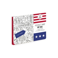 My USA - Pocket map à colorier