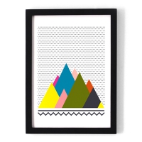 Affiche Montagne A4