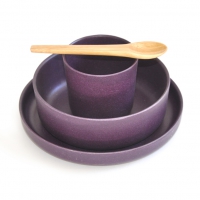 Set de vaisselle Bambino Prune