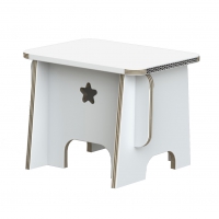 Petit banc étoile en carton