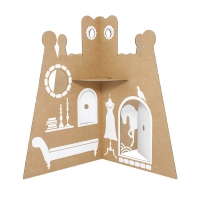 Château de princesse en carton