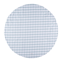 Tapis Apache pour tipi Losanges - Bleu