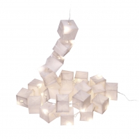 Guirlande cubiste, 25 lampes