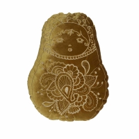Coussin Medium Matrioska - Or