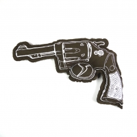 Coussin Gun - Chocolat