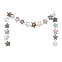 Guirlande lumineuse étoiles - Beige