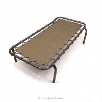 Lit de camp d'appoint Beige