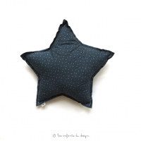 Mini coussin Etoile - Denim