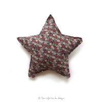 Mini coussin Etoile Liberty - Violet