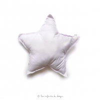 Mini coussin Etoile Petits Pois - Parme