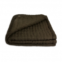 Plaid Tatami - Chocolat