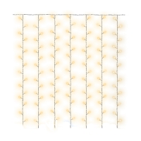 Rideau Cluster fil cuivre LED - Blanc chaud