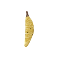 Hochet / coussin Banane - Jaune