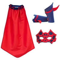 Kit déguisement Super Araignée - Bleu / Rouge
