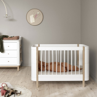 Chambre Bébé Complète Mini+ Wood - Petit plan à langer