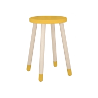 Table d'appoint / chevet - Jaune or