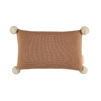 Coussin en tricot So Natural - Biscuit