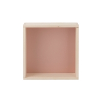 Etagère vitrine - Rose