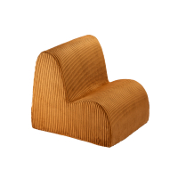Fauteuil Cloud en velours côtelé - Ocre
