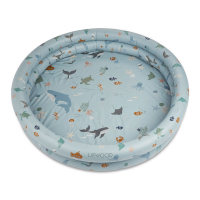 Grande Piscine Gonflable Savannah Créatures Marines - Bleu