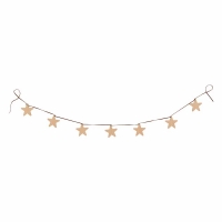Guirlande Etoiles - Hêtre