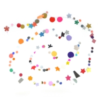 Guirlande Gommettes - Multicolore