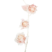 Guirlande de Rose - Rose pâle / Ivoire