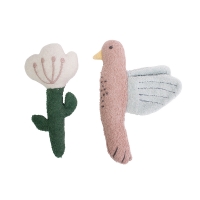 Hochets Oiseau et Fleur