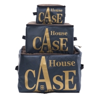 House Case Nylon - Marine/Brun