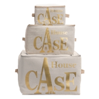 House Case Shiny Canvas - Bleu