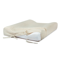 Housse de Matelas à langer Lin Français - Greige