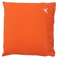 Coussin XL carré Hug terracotta - Orange