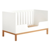 Barrière pour lit bébé canapé Indigo 70 x 140 - Blanc