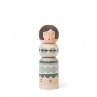 Poupée Kokeshi - Bleu