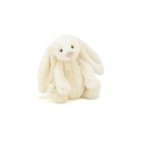 Peluche lapin timide Small Bashful Cream Bunny - Crème