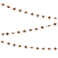 Guirlande étoiles dorées - Or