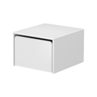 Petit rangement 1 coffre - Blanc