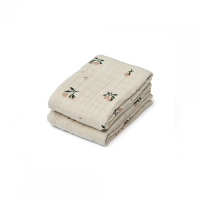 Set de 2 Langes Lewis Pêche