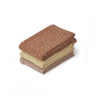 Set de 3 langes Confetti - Terracotta