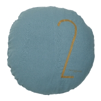 Coussin rond Shining mineral - Vert