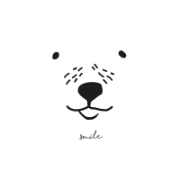 Sticker Ours Smile