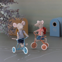 Tricycle Miniature et son abri - Bleu