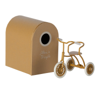 Tricycle Miniature et son abri - Ocre