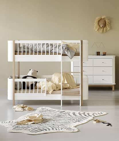 Le lit superposé Junior Wood Mini+ d’Oliver Furniture